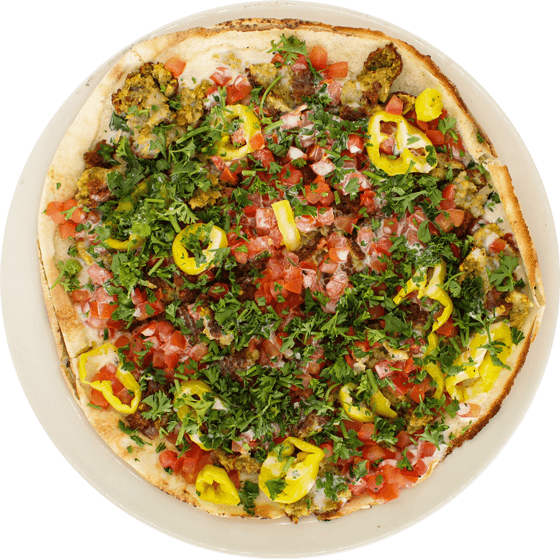 falafel pitza 1
