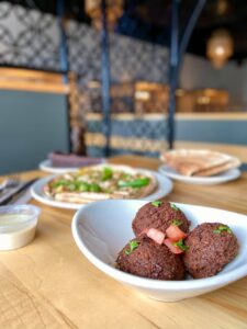 Falafel at Aladdin's Eatery, available on 614 Restaurant Week menu