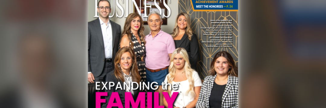 Aladdins corporate team on the cover of Smart Business Magazine